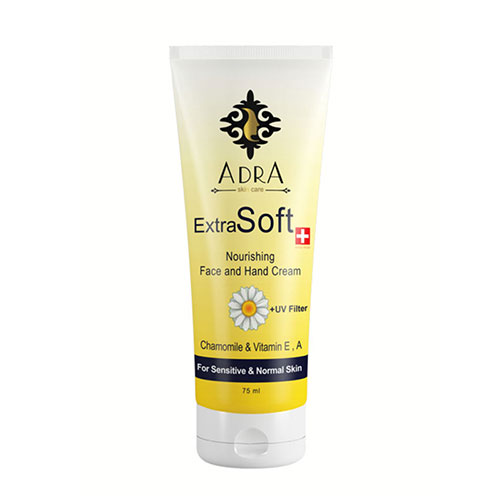 کرم مرطوب کننده دست و صورت آدرا مدل Chamomile حجم 75 میلی لیتر